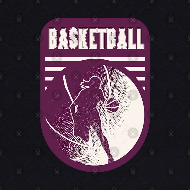 Sport basketball girl shirt for basketball players or lovers by angel